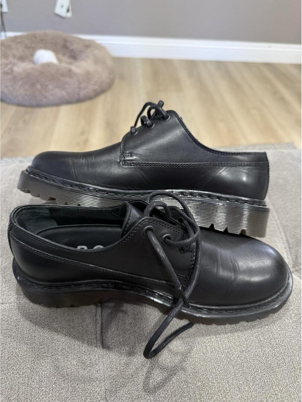 A.P.C. Leather Black Ambre Derby shoes size 9 EU 39 Retail 445$